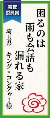 困るのは雨も会話も漏れる家 埼玉県 キング・コングゥー様