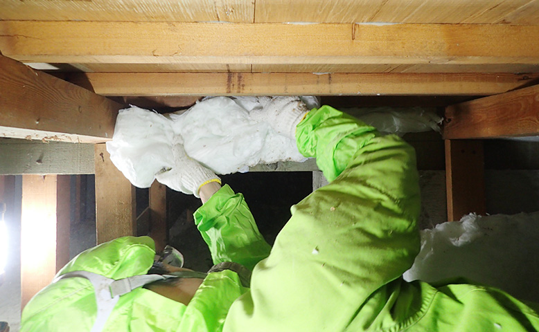 気流止めをする