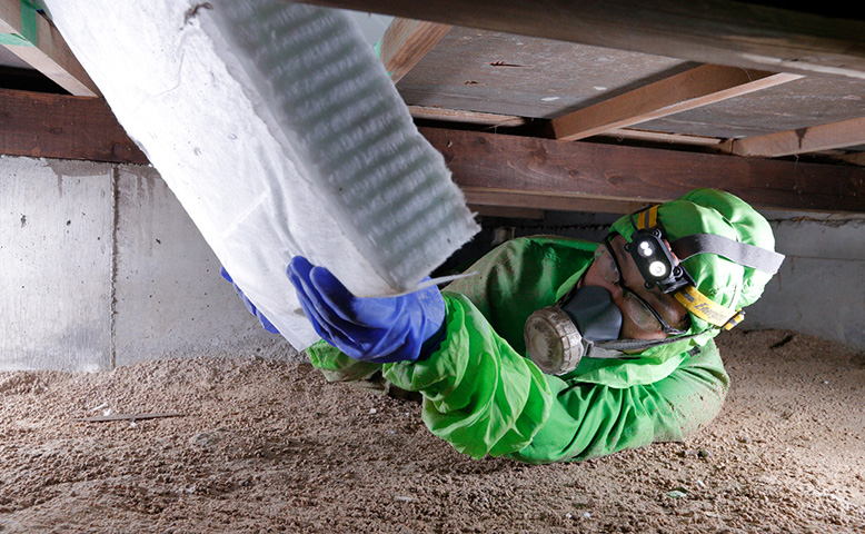 床下断熱リフォームの事例を写真でご紹介