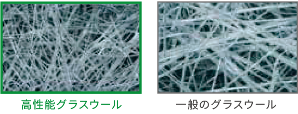 グラスウール比較写真