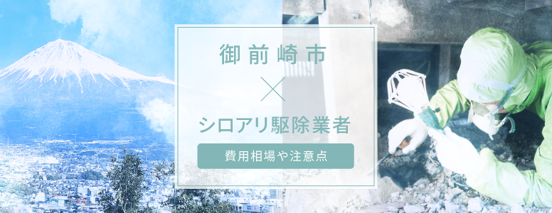 御前崎市✕シロアリ駆除 駆除費用の相場や注意点