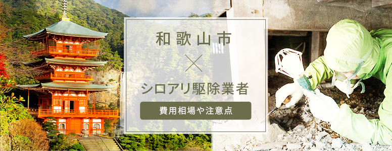和歌山市✕シロアリ駆除 駆除費用の相場や注意点