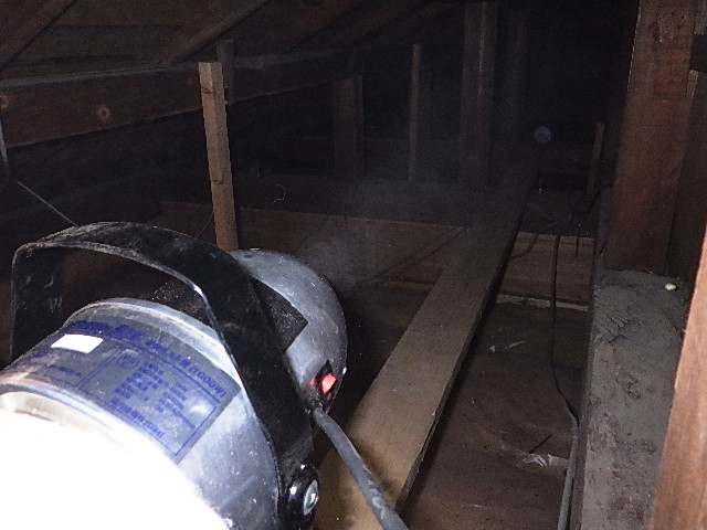 専門業者による侵入経路封鎖作業風景