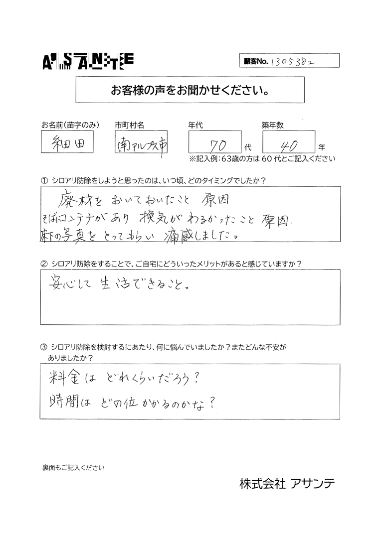 70代細田様甲府